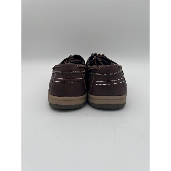Tan’s Boat Shoes By Tansmith Leather Shoes, Brown Simulated-Leather - Picture 4 of 6